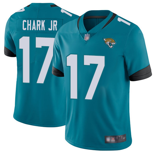 Men Nike Jacksonville Jaguars #17 DJ Chark Jr Teal Green Alternate  Stitched NFL Vapor Untouchable Limited Jersey